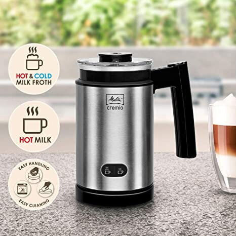 Melitta Cremio II Gerät für heiße & kalte Milchschaum mit Antihaftbeschichtung 250ml