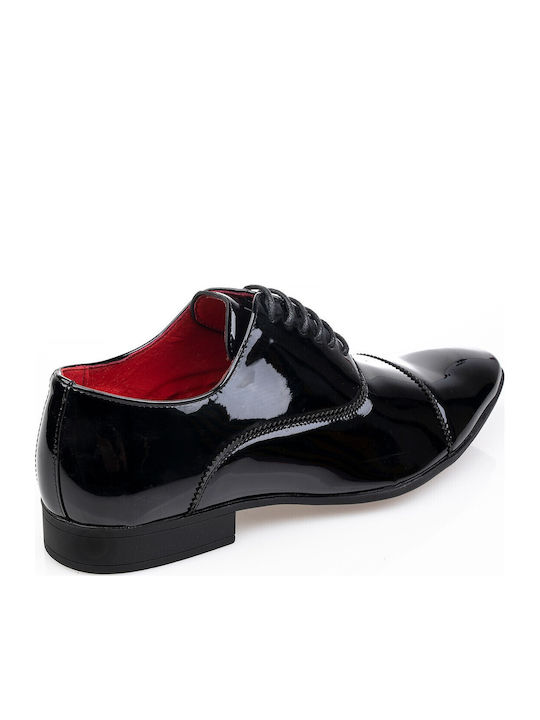 Men's Dress Shoes in Black Patent Leather