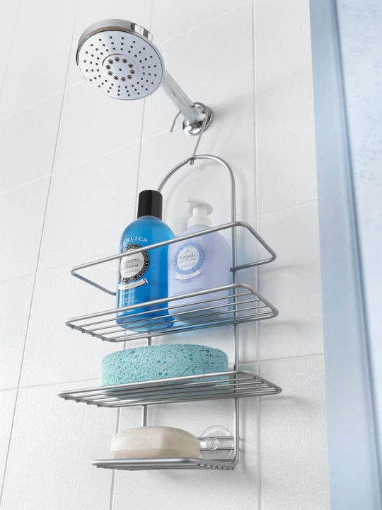 Metaltex Polytherm Reflex An der Wand montiert Badezimmerregal Metallisch mit 4 Regalen 25x11x53cm