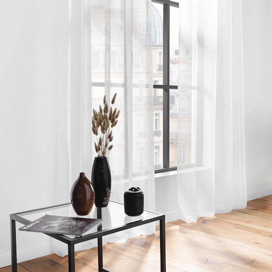 Douceur d'Intérieur Vorhang mit Grommets L-C Lissea Weiß 140x240cm