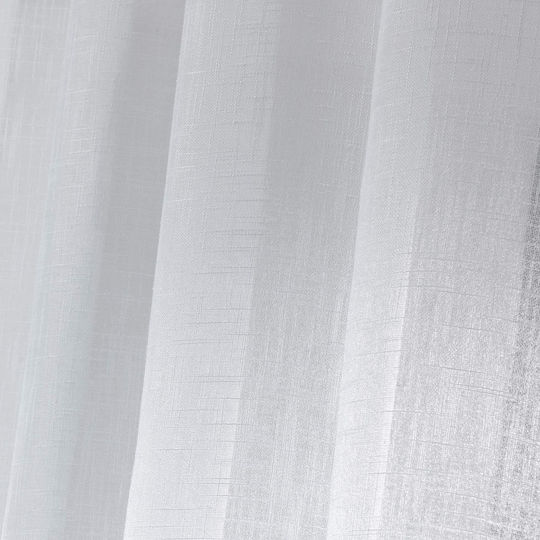 Douceur d'Intérieur Curtain with Grommets L-c Haltona White 140x240cm