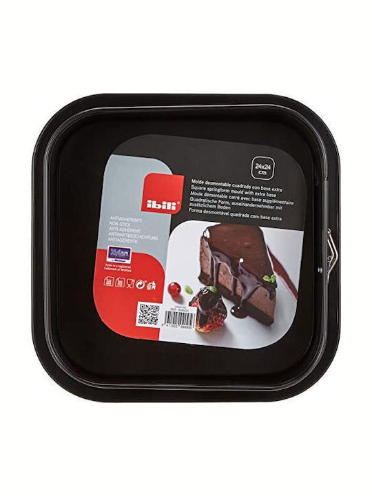 Ibili Aluminum Baking Pan with Non-Stick Interior Coating 24x24cm 2 Pieces