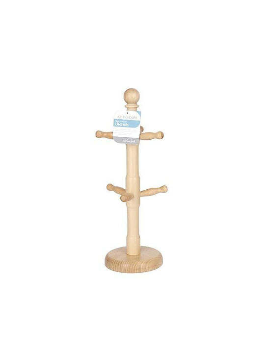 Kitchen Craft Becherständer Hölzernes 11,5x32,5cm Beige