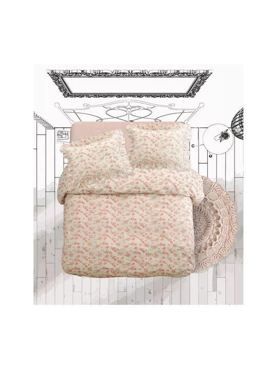 Makis Tselios Home Duvet Set Single 160x240cm France Ecru 2pcs