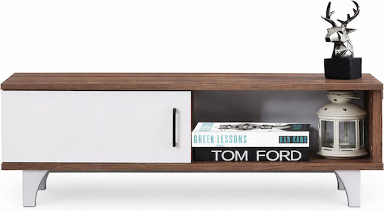 White TV Stand L90xD29.6xH36.5cm