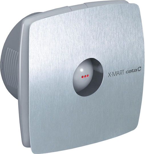 Cata X-Mart 10 Επιτοίχιος Εξαεριστήρας Μπάνιου 100mm Inox