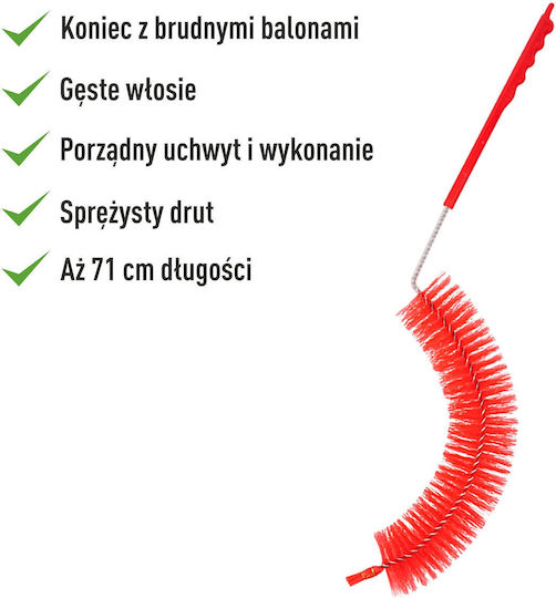 Curved Balloon Cleaning Brush Smz