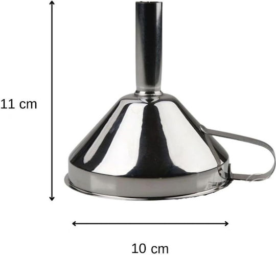 Fackelmann Trichter 40428 10 Cm Edelstahl Griff Grau
