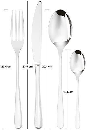 Sambonet Besteckset Edelstahl Silber 24Stück