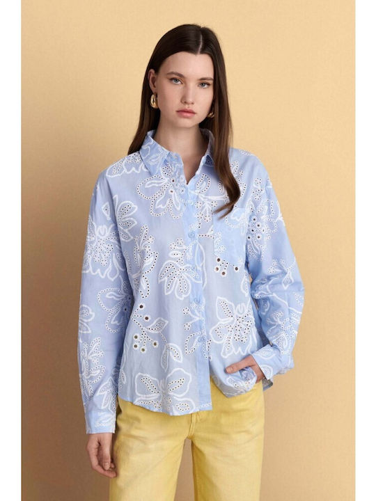Long Sleeve Women's Shirt Ciel Checked