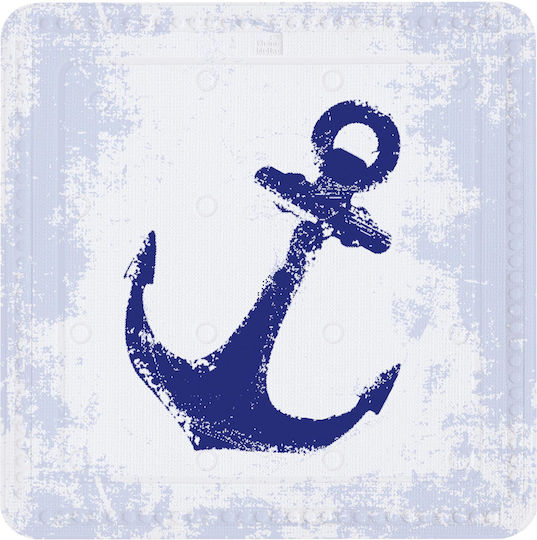 Kleine Wolke Anchor Shower Non-slip with Suction Cups Blue 55x55εκ.
