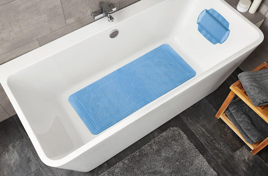 Kleine Wolke Arosa Bathtub Non-slip with Suction Cups Blue 36x92εκ.