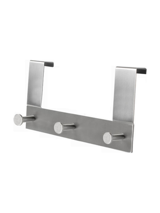 Grekon Inox Door Hook with 3 Positions Silver 28x13cm INOX