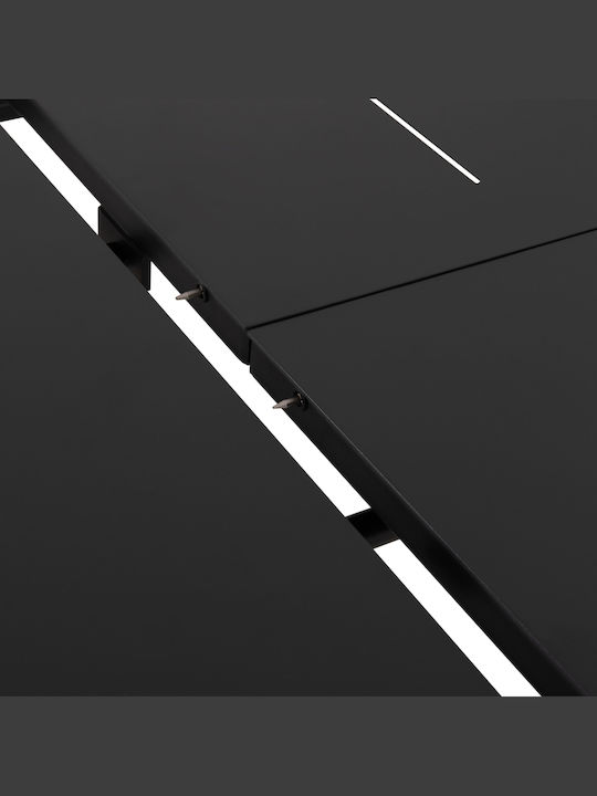 Sympo Bar Table Extendable Aluminum Gray 300x100x75cm