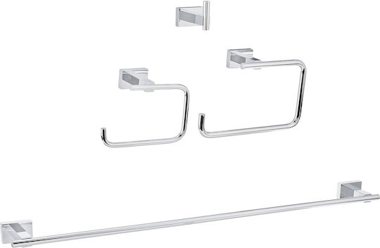 Grohe Металик Сребрист Комплект Аксесоари За Баня Grohe Металик Сребрист Комплект Аксесоари За Баня