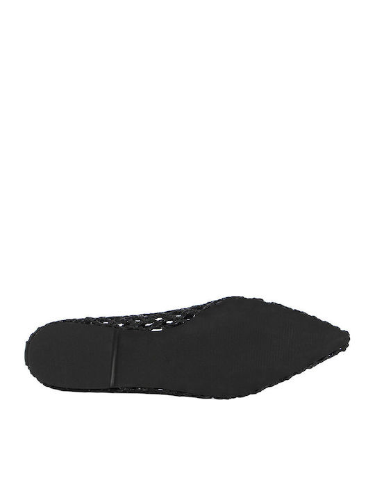 Pantofi Balerini Pentru Femei în Culoare Negru