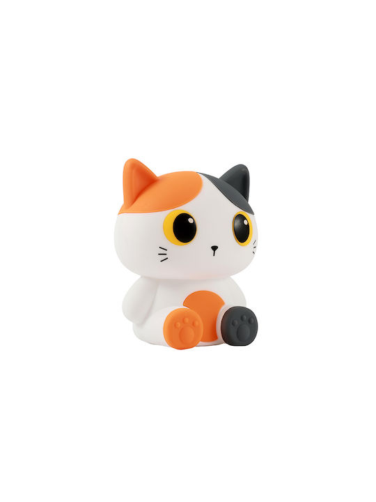 I-Total Kinder Tischlampe Orange 13.2x10x16cm