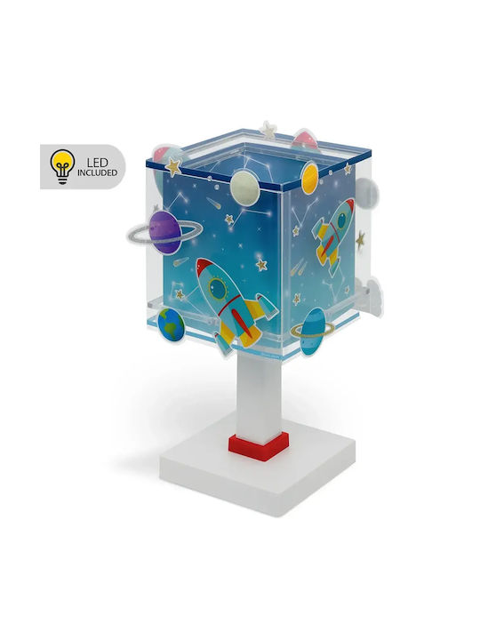 Ango Lumini LED Lampă decorativă pentru copii Rocket Albastru deschis