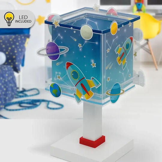 Ango Led Παιδικό Διακοσμητικό Φωτιστικό Rocket Γαλάζιο 13.5x13.5cm