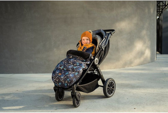 Petite & Mars Comfy Ποδόσακος Καροτσιού Αδιάβροχος Πολύχρωμος με Fleece Επένδυση 100x55εκ.