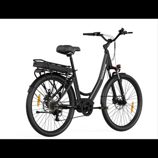 Shimano Urbano 2 26" Μαύρο Ηλεκτρικό Ποδήλατο Πόλης