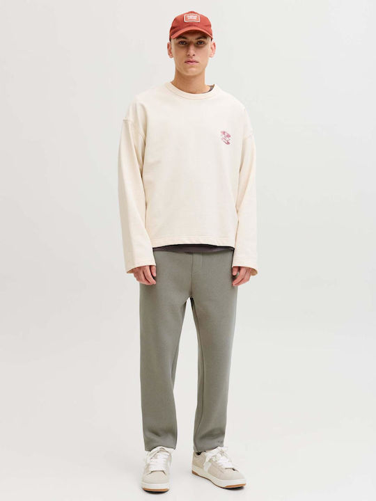 Sweatpants with Elastic Khaki