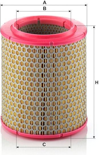 Car Air Filter Citroen Jumper 2.5 D-1.9 D Fiat Ducato 10-peug Sa403-p235