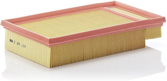 Mann-Filter Car Air Filter Nissan Primera 1.9d 08.02 Height 57.0mm Width 282.0mm Length 169.0mm Filter Insert