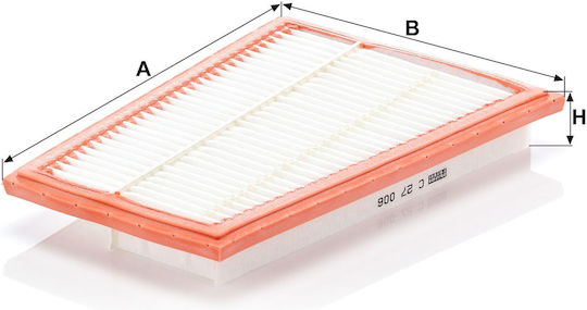 Mann Filter Φίλτρο Αέρα Αυτοκινήτου για Mercedes-Benz C Class / CLK Class / CLS Class / E Class / GL Class / GLK / M Class / R / S