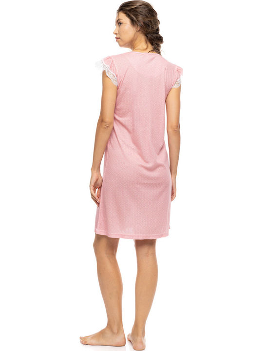 Pink Label Summer Women's Nightgown Raspberry