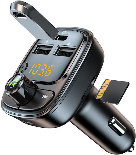 Blavec FM Transmitter Auto mit Bluetooth Typ-C USB