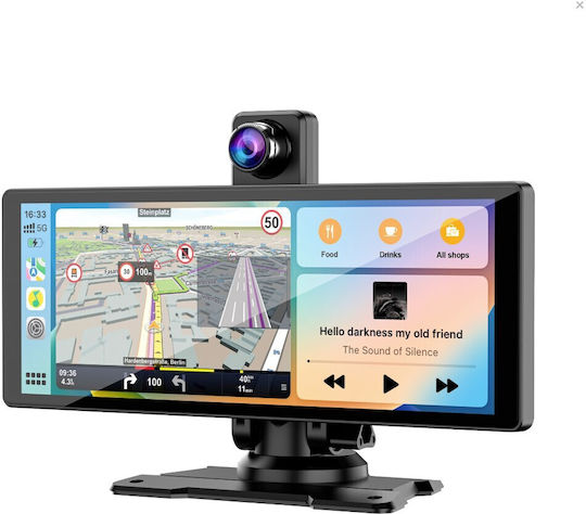 Kruger & Matz Οθόνη 10" για Ταμπλό Αυτοκινήτου με Apple-CarPlay