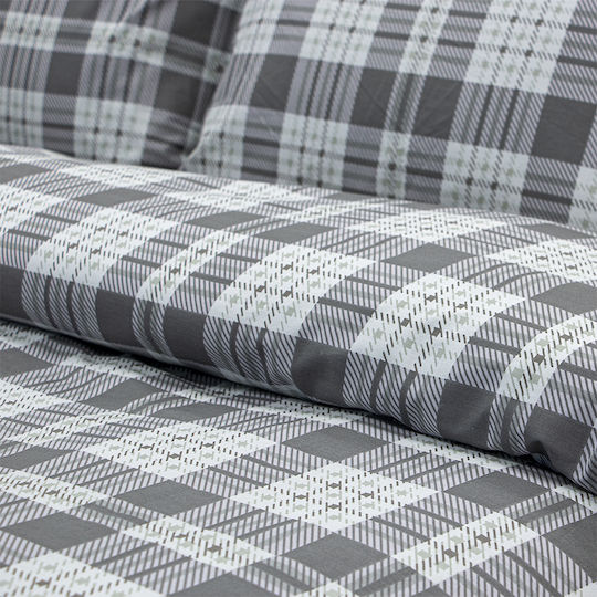 Lino Home Panier Set Bed Sheets for Single Bed with Rubber Hugger 105x200+32cm 3 (3 Pieces)