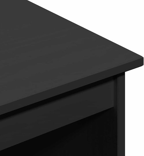 Γραφείο 112x50x75εκ. Μαύρο