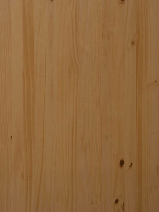 Γραφείο από Μασίφ Ξύλο Καφέ 112x50x75εκ.