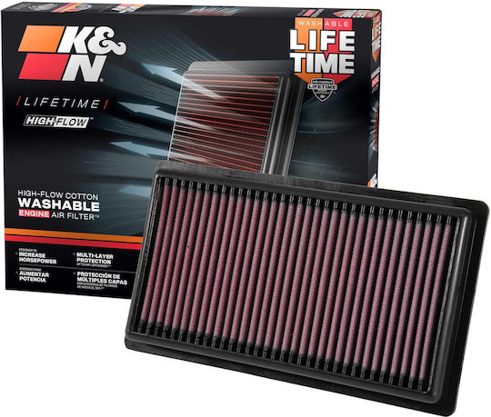 K&N Freeflow-Luftfilter für Toyota C-HR 2016 1.2lt- 2.0 2016 1.2lt- 2.0