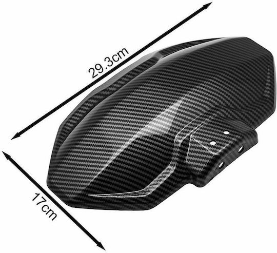 Motorcycle Wheel Mudguard Black