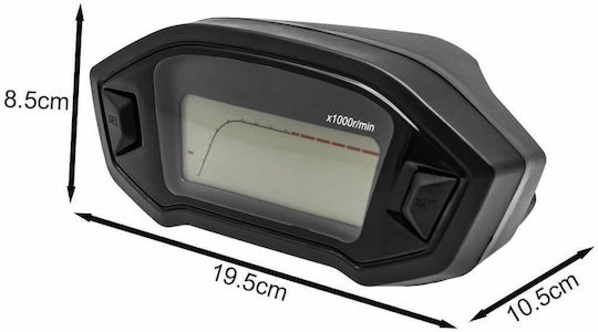Digital Motorcycle Speedometer