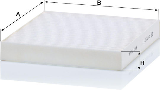 Cabin Air Filter Mann-filter Cu 2232/1