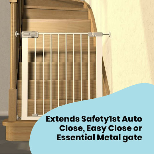 Safety 1st Easy Close Αντάπτορας Προστατευτικής Πόρτας από Μέταλλο σε Λευκό Χρώμα 2τμχ