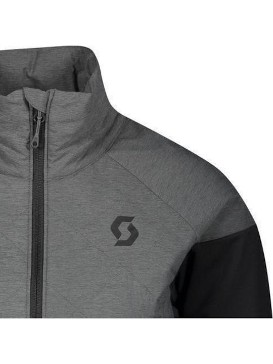 Scott Damen Insuloft Merino Thermounterwäsche Dunkelgrau Melange-Schwarz S