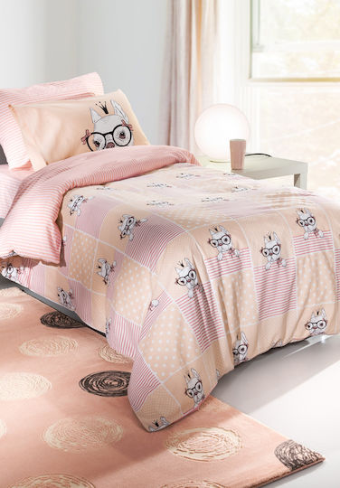 Saint Clair Sheet Set Single Cotton Rosie 160cm