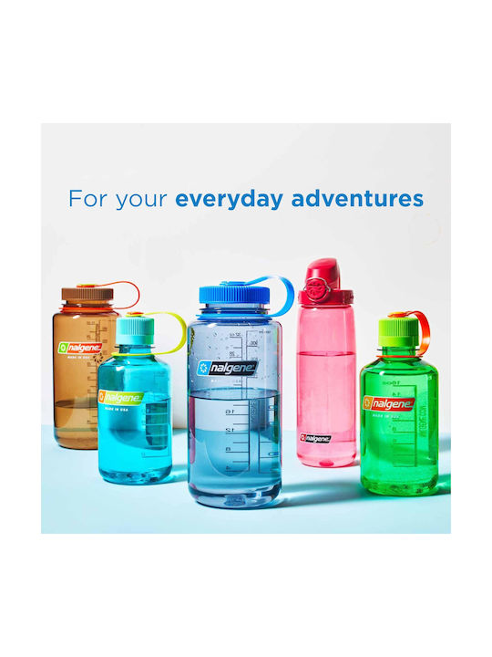 Nalgene Wide Mouth Sustain Water Bottle Plastic 1000ml Blue