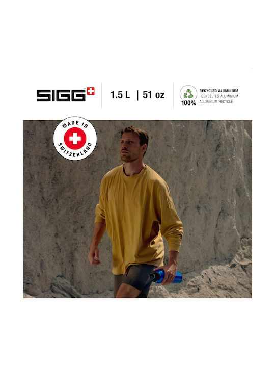 Sigg WMB Traveller Wasserflasche Aluminium 1500ml Blau