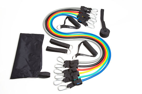 Body Concept Body Tube Pro Set Gm Röhrenförmige Bänder für das Training mit Griffen Set 1Stück