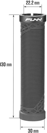 Funn Bicycle Handlebar Grips Hilt Specs Blue
