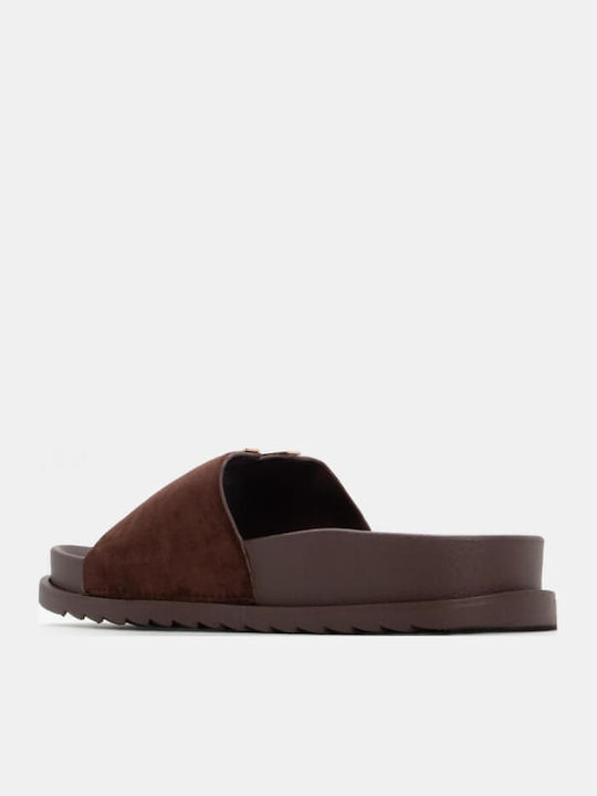 Sandale Casual Damă Flatforme Maro