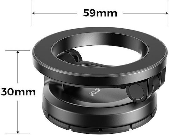 Joyroom Jr-zs505 Magnetic Dashboard Mount Compatible with Magsafe Black