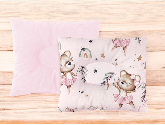 MimiNu Pernă Decorativă Pentru Copii Roz Față și Spate 23x26cm