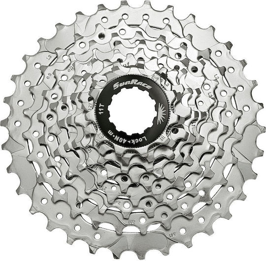SunRace CSM96 Road Bike Cassette 9 Speeds with Sprocket 11-34